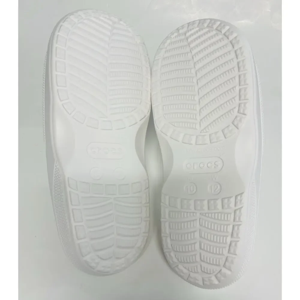 Crocs Sandals Baya II Slides Mens 10 , Womens 12 White Waterproof Comfort Shoes